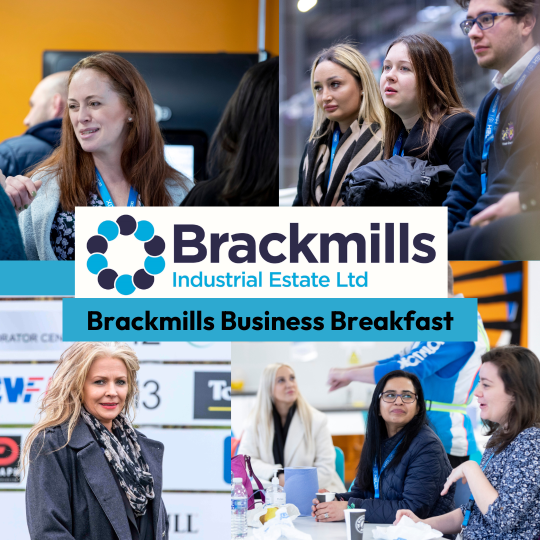 Brackmills Business Breakfast graphic