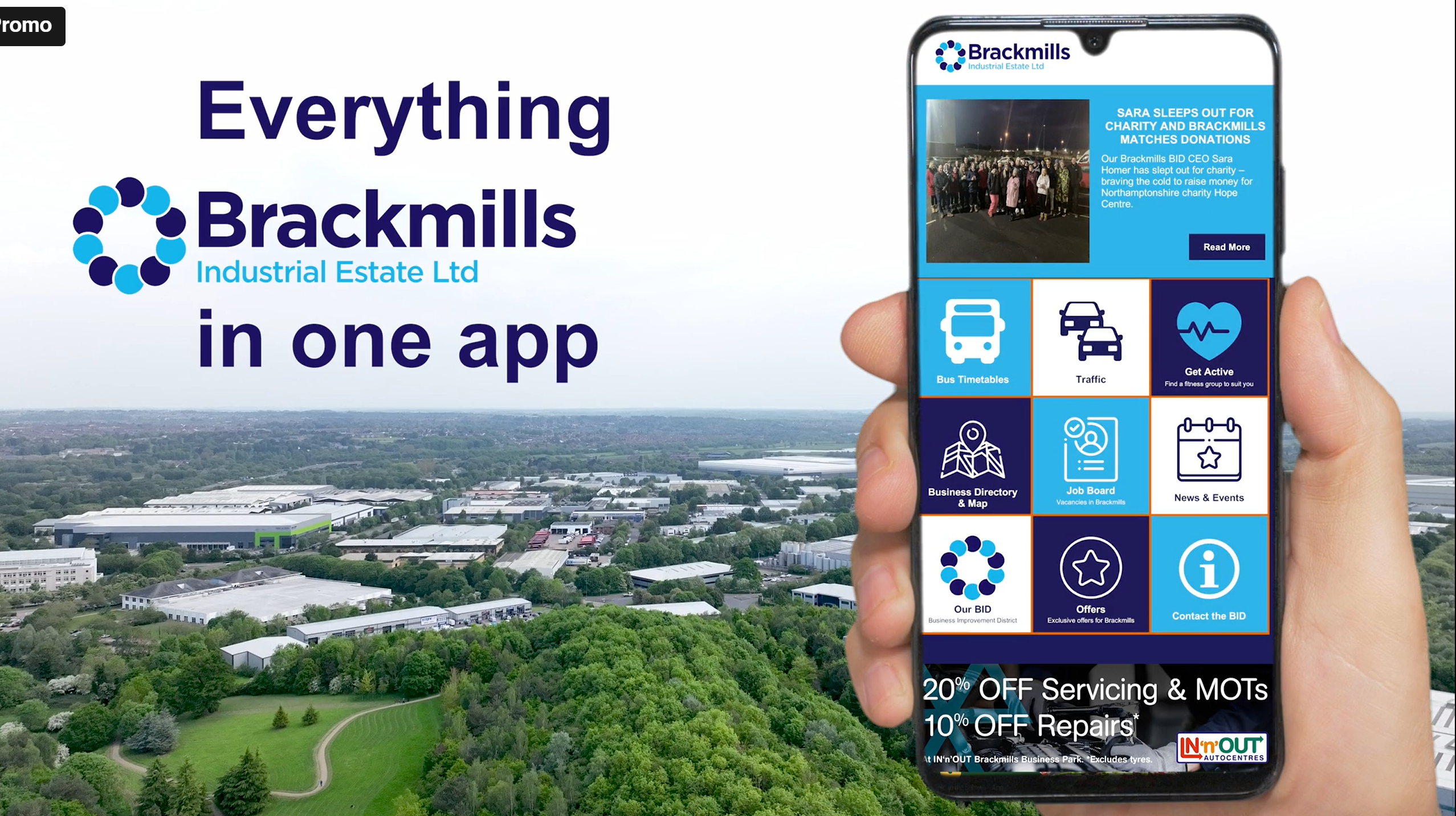 Download the Brackmills App