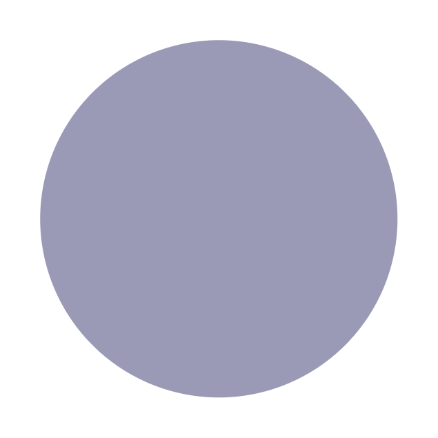 Large grey blue ellipse
